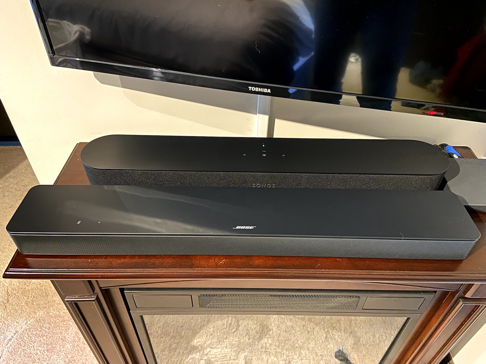 Bose Smart Soundbar 300 and Sonos Beam