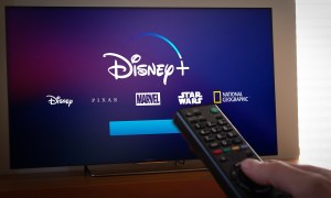 The Disney Plus app interface on a smart TV.