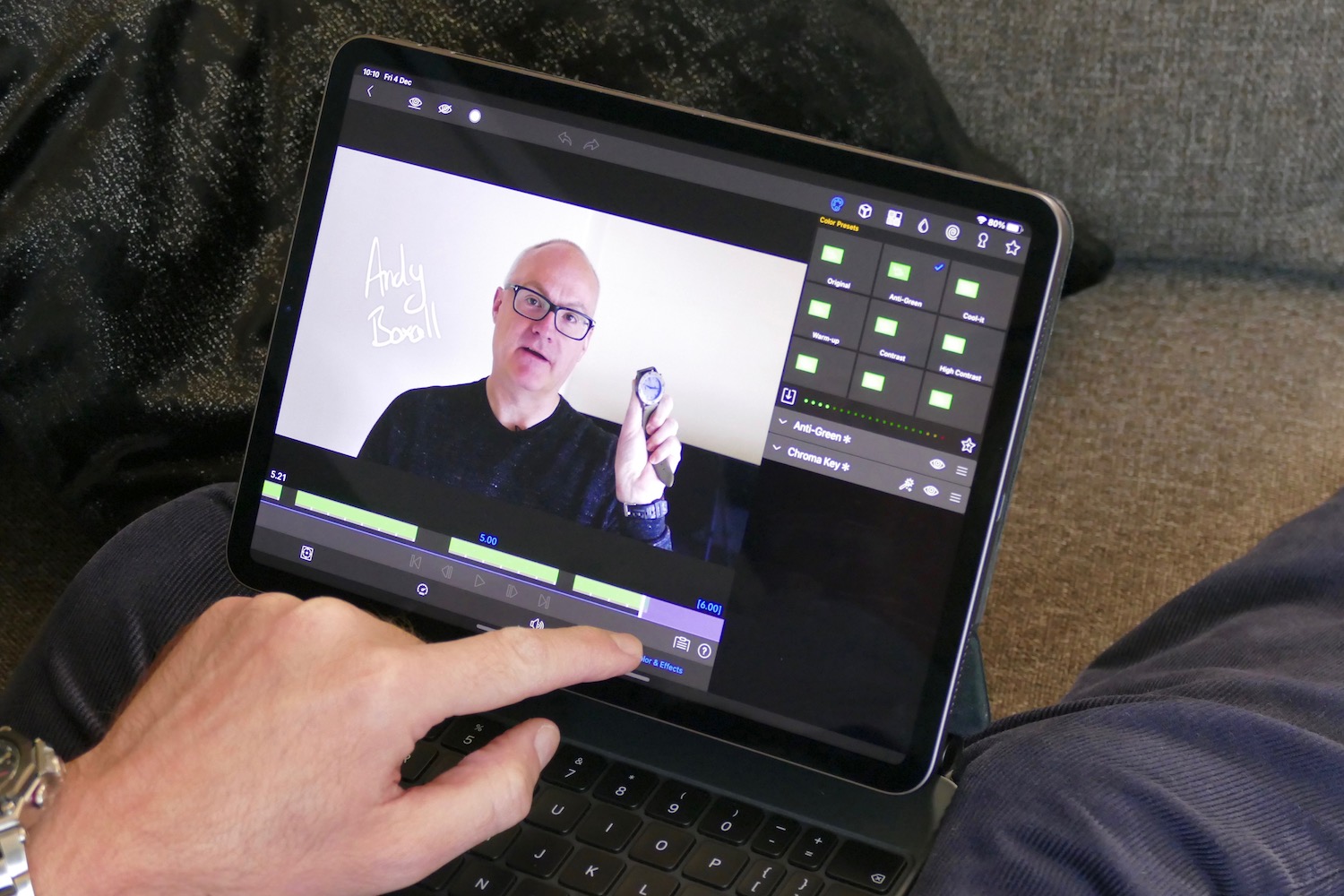 creating youtube videos on the ipad is easy lumafusion green screen