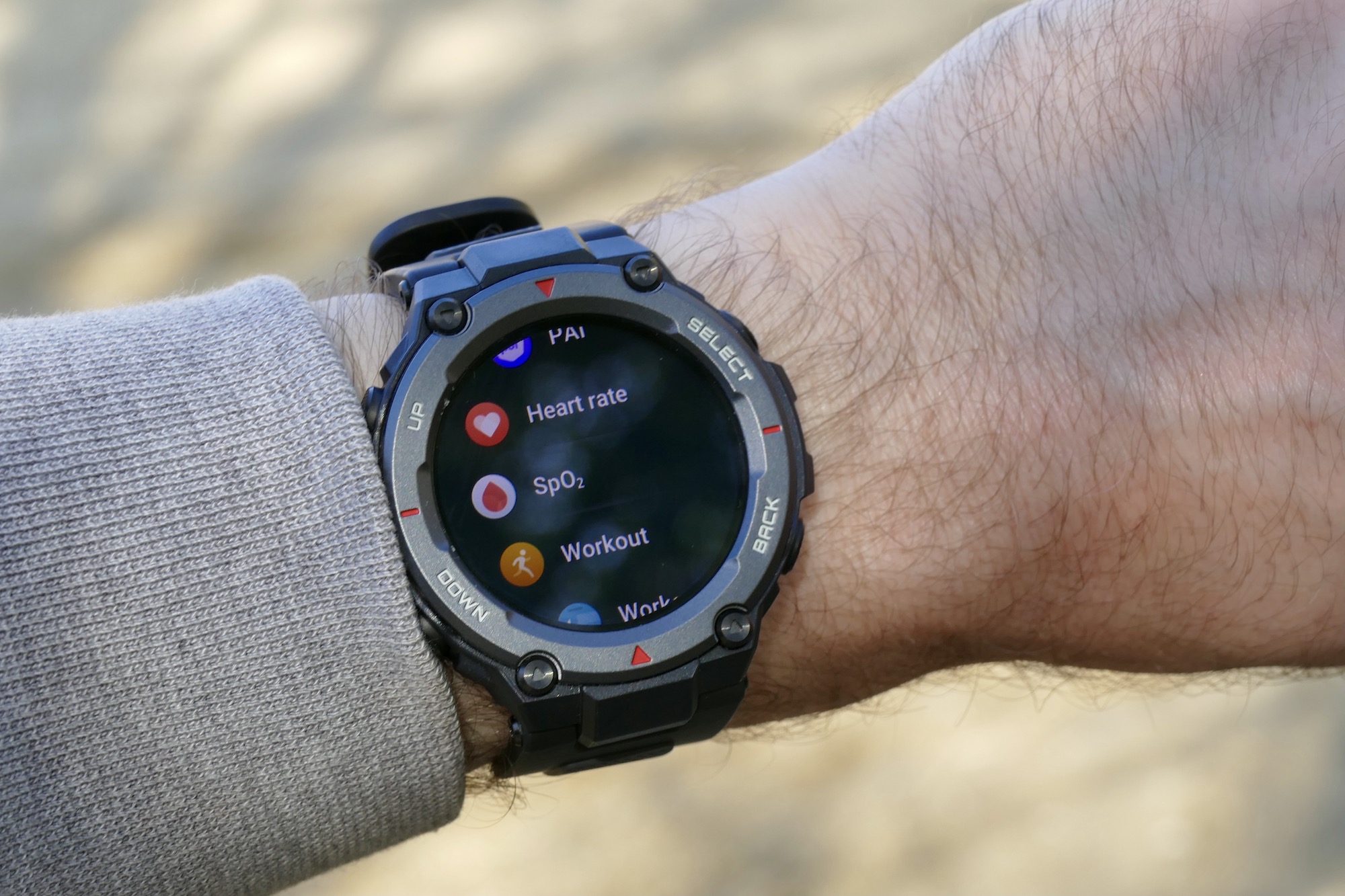 amazfit t rex pro review apps