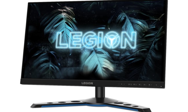 lenovo legion y25g 30 gaming monitor front facing left normal position
