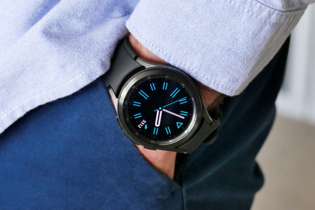 Galaxy Watch 4 Classic on the wrist.