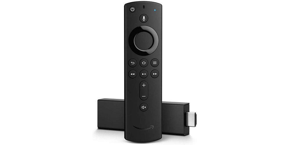 Fire TV Stick 4K on a white background.