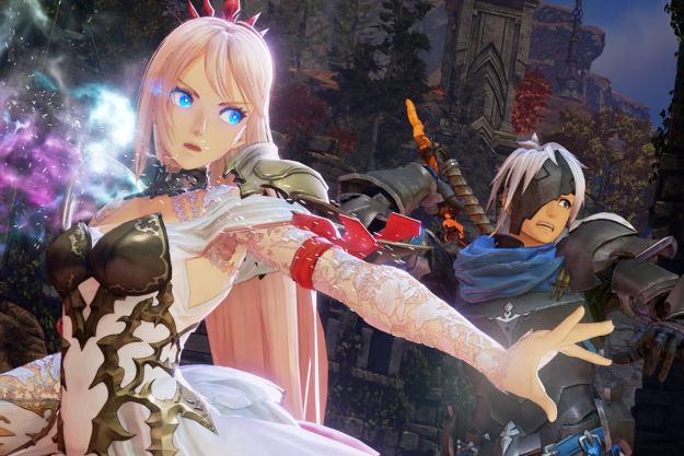 Iron Mask and Shionne attack in Tales of Arise.