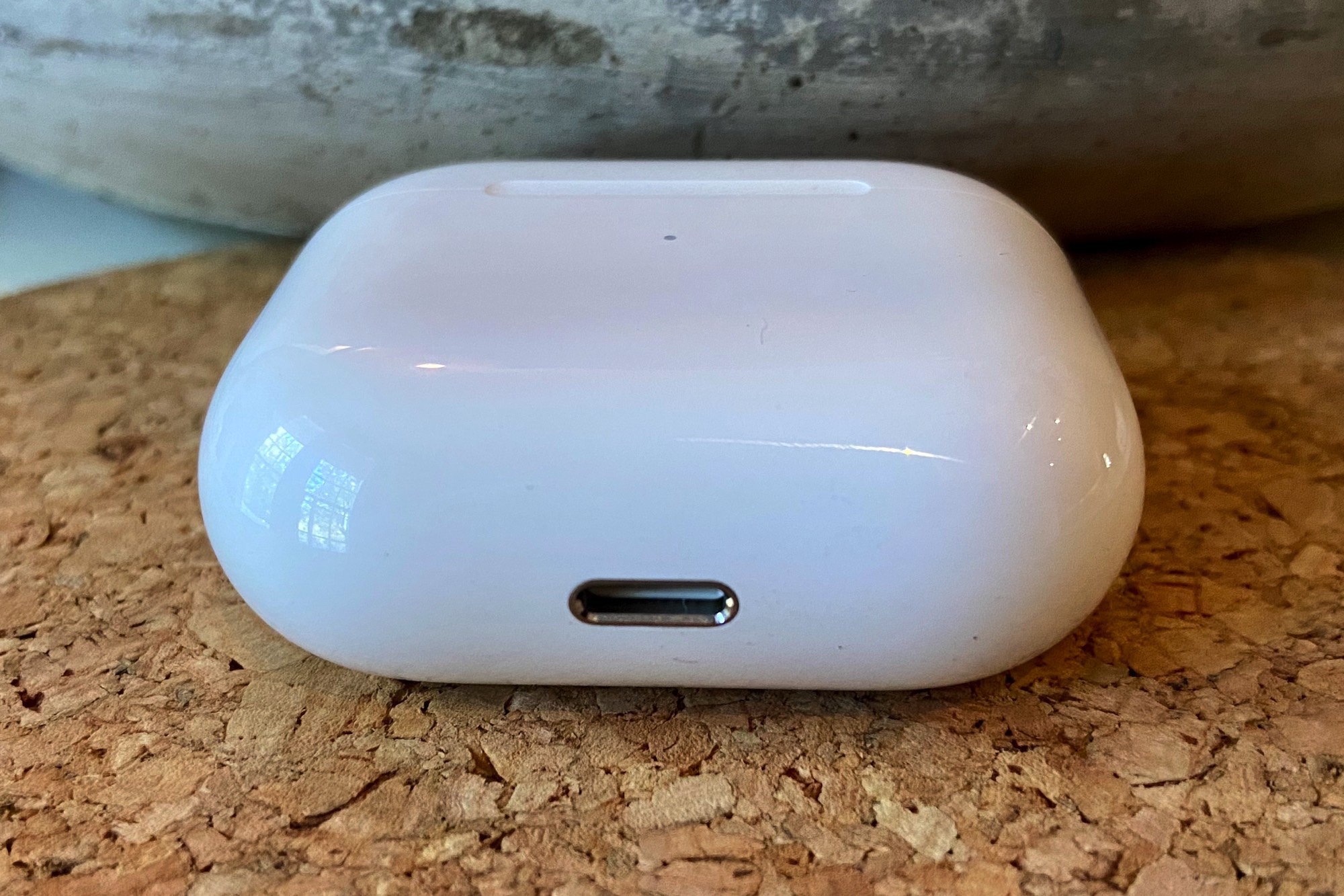 Apple AirPods 3 wireless MagSafe charging case.