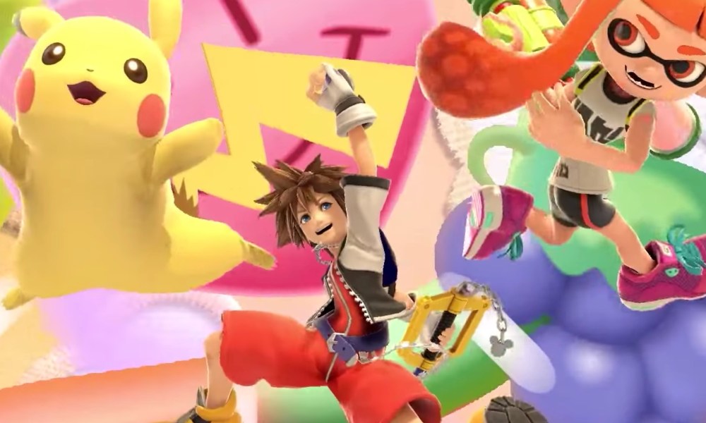 sora with pikachu and inkling