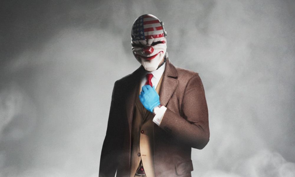 Character posing for Payday 3 promo art.