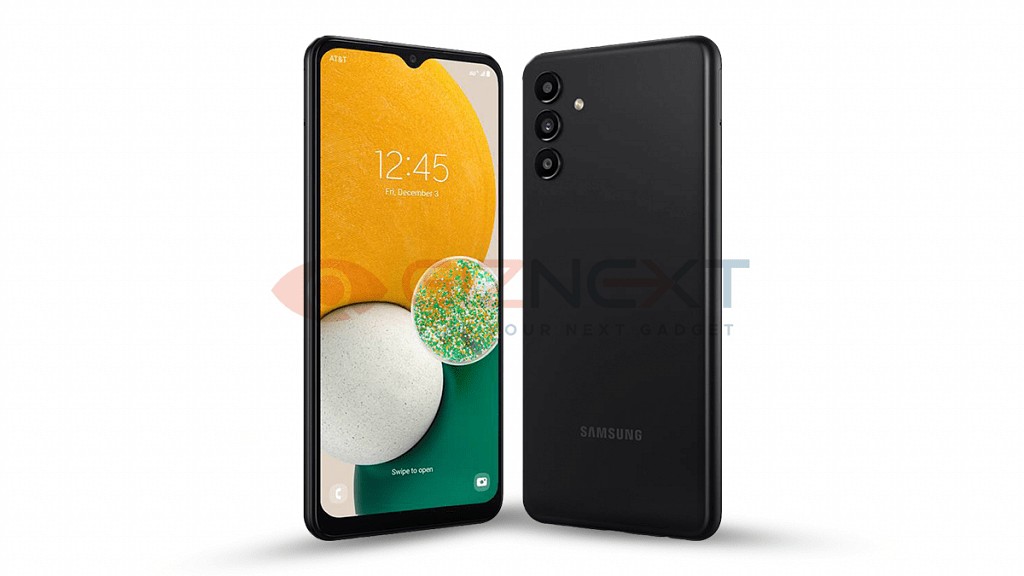 Front and rear images of the Samsung Galaxy A13 5G.