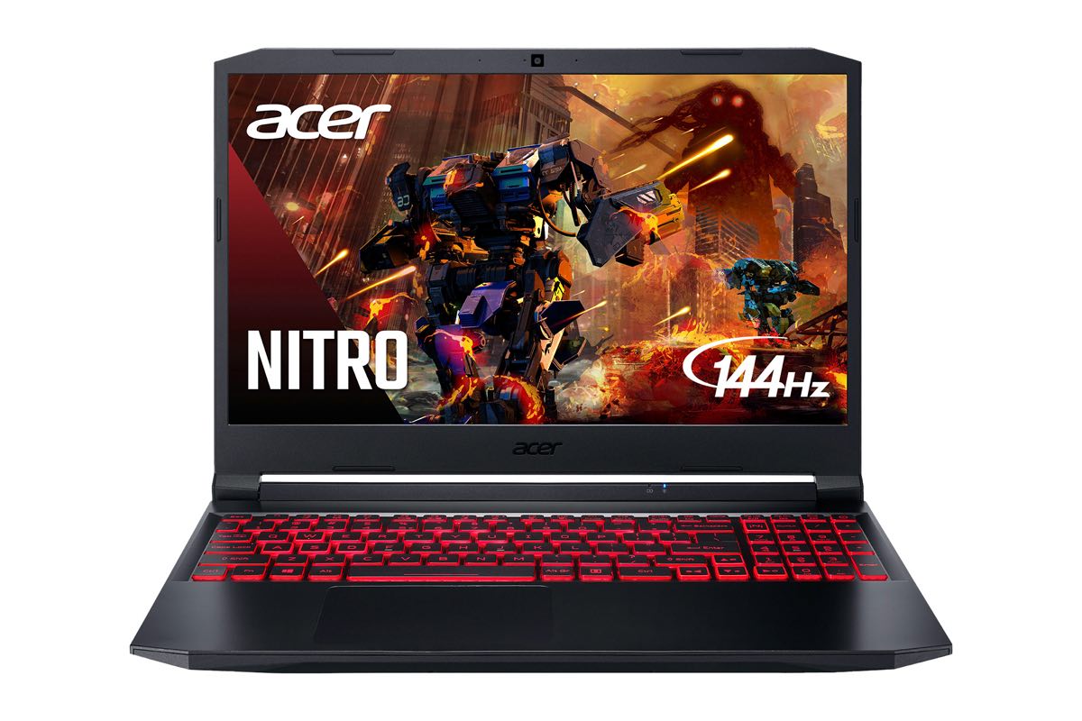 Acer Nitro 5 on a white background.