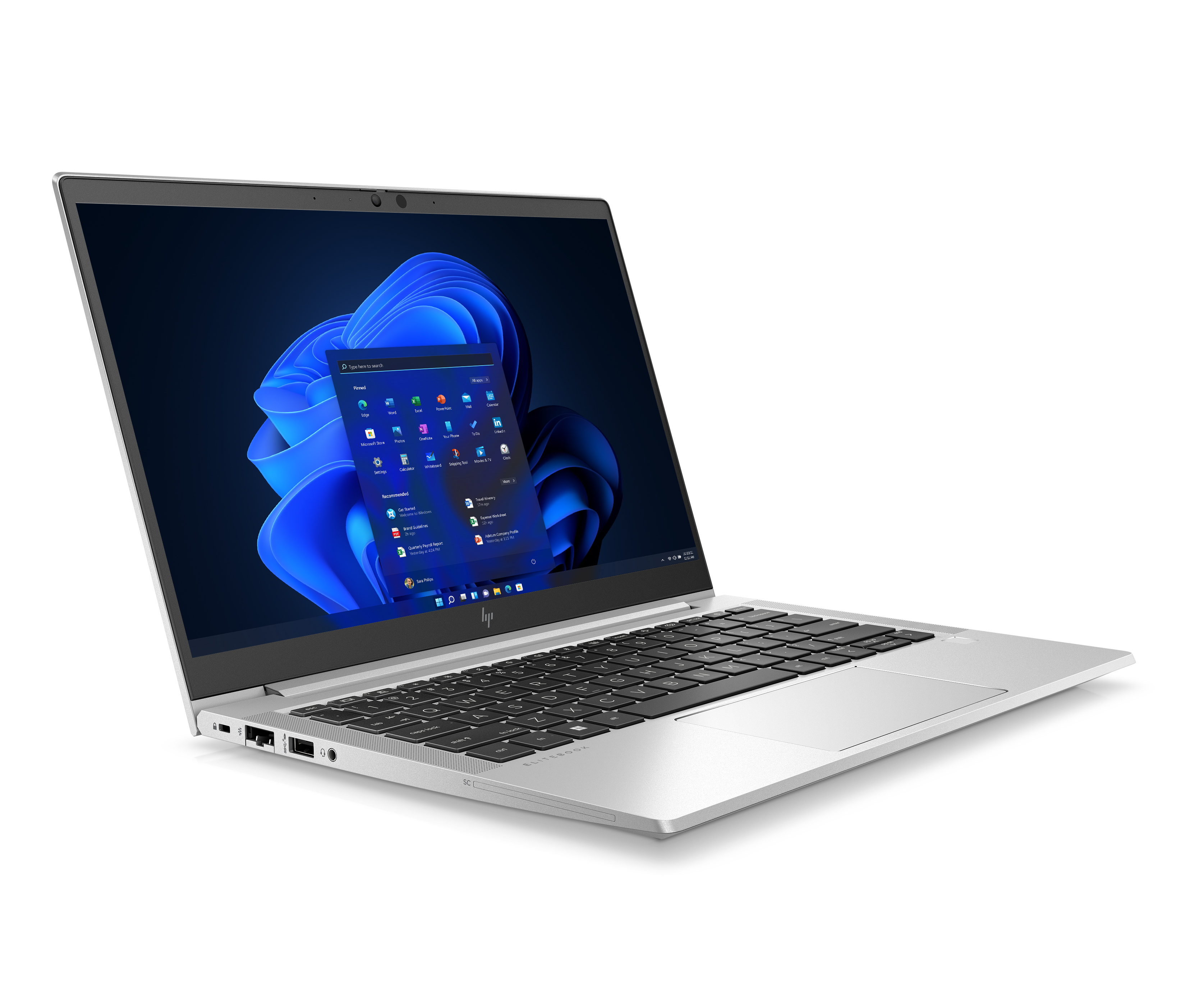 HP EliteBook 630 G9 front view.