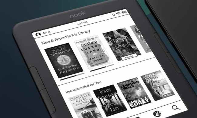 The Nook GlowLight 4 e-reader from Barnes & Noble.