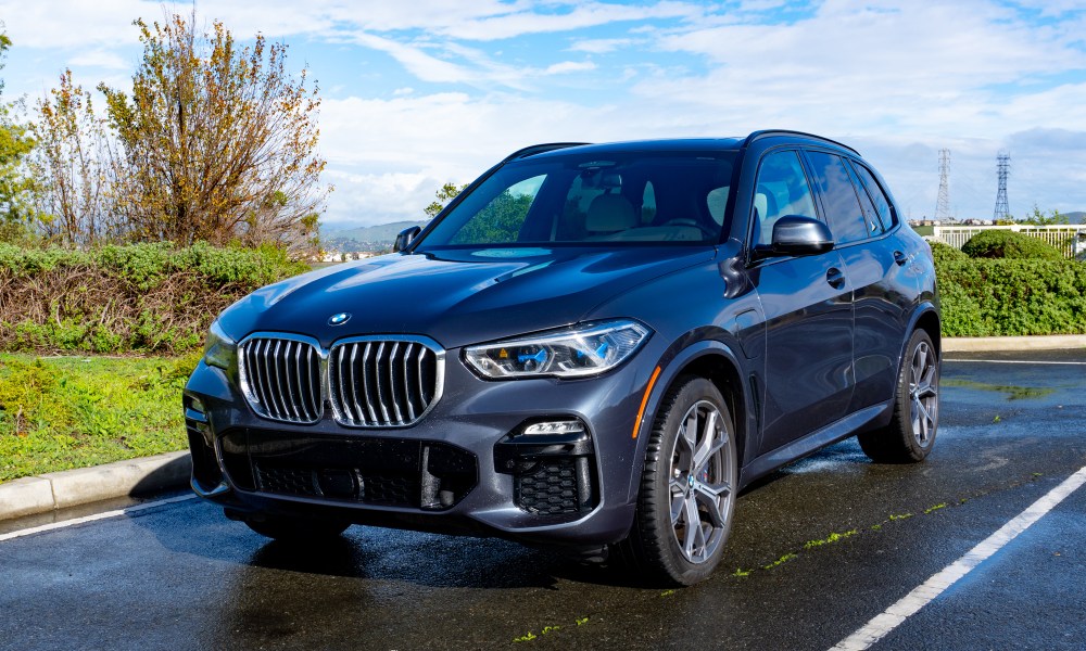 BMW X5 PHEV in a parking lot