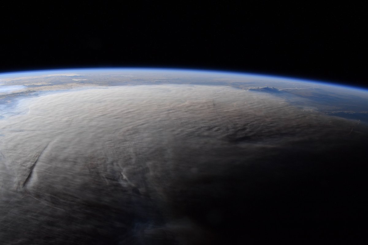 Ash from the Tonga volcanic eruption.