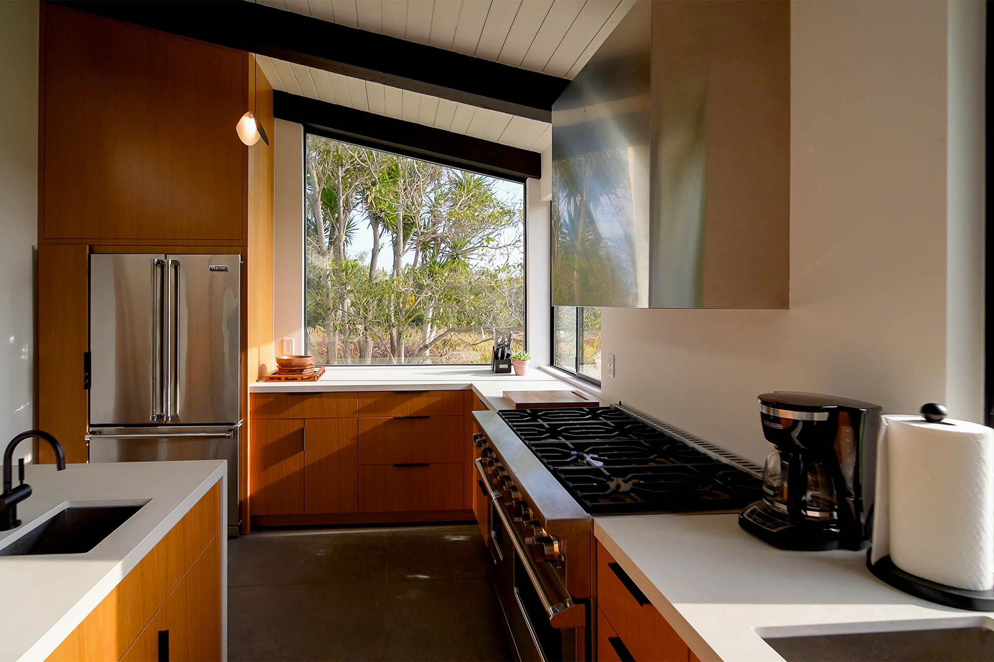 A different view of the kitchen in Genius Home's fourth featured home.