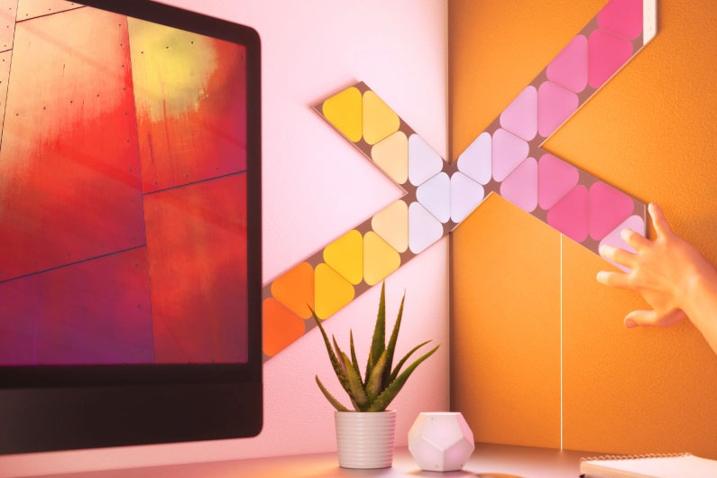 best smart lights apple homekit nanoleaf shapes lifestyle