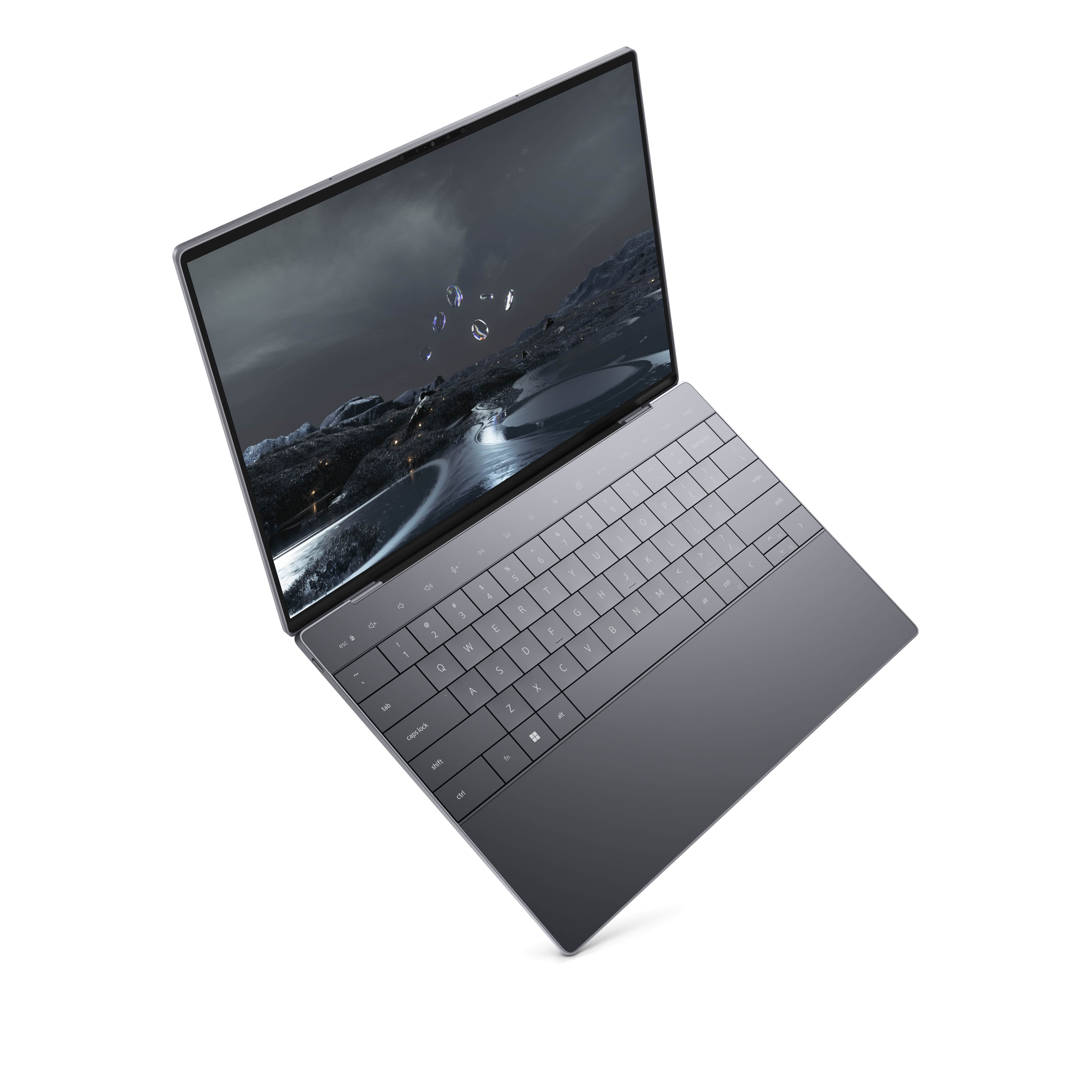 Dell XPS 13 Plus Gray Top Corner