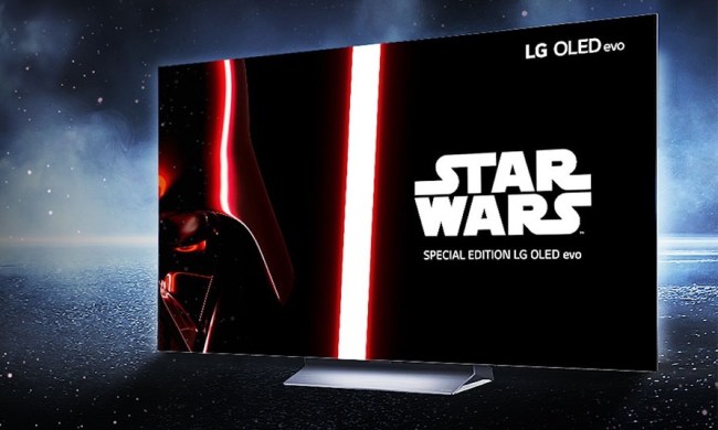 Limited edition Star Wars LG C2 OLED Evo TV.