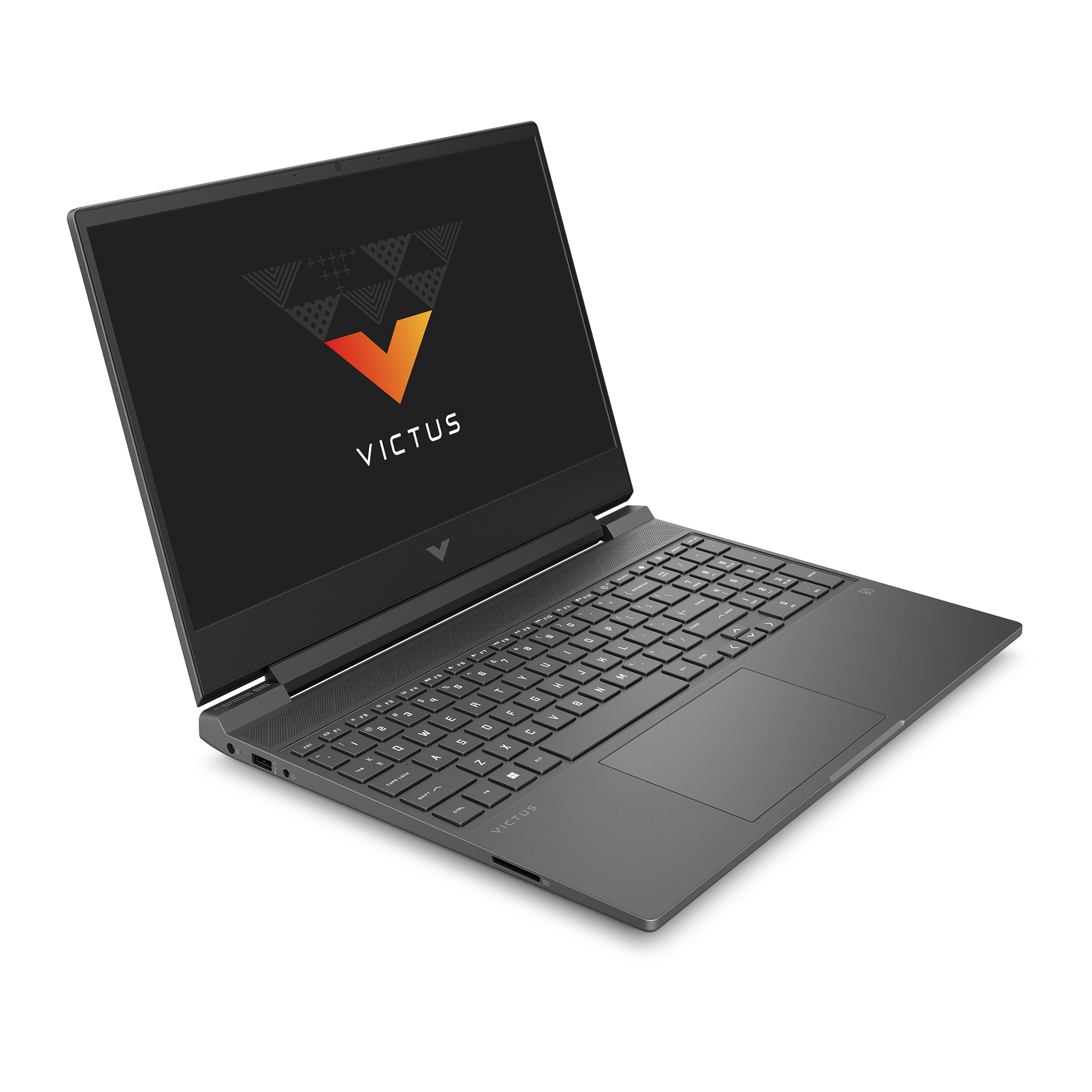 HP Victus 15 front left corner.