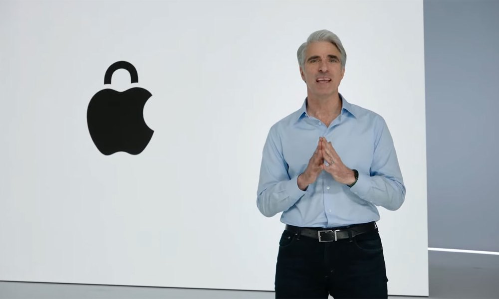 Apple's Craig Federighi speaking about macOS security at WWDC 2022.