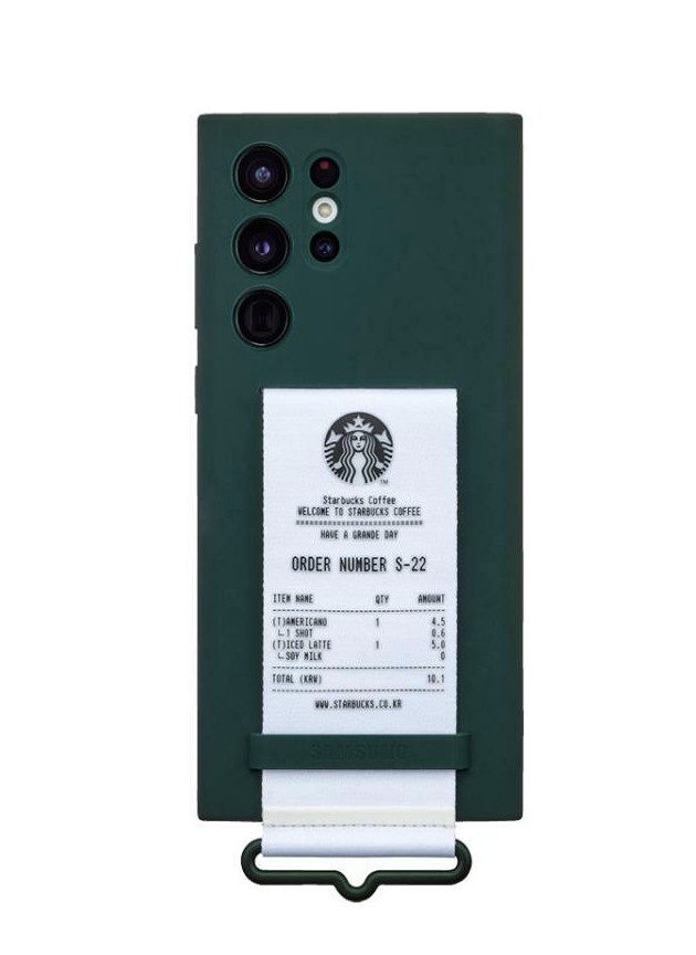 starbucks samsung galaxy cases accessories cute x s22 ultra receipt strap