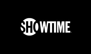 The Showtime logo against a black background.