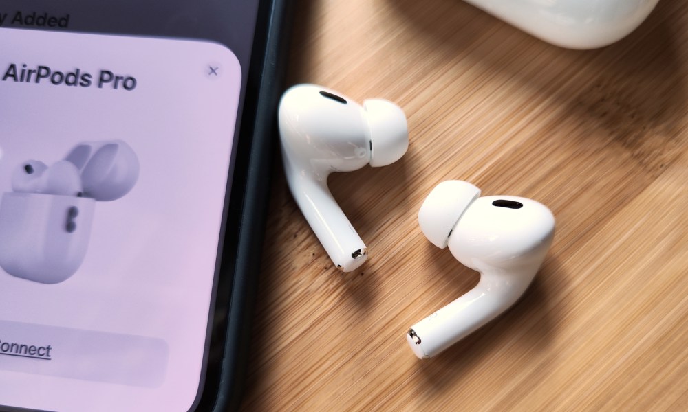 Apple AirPods Pro 2 close-up.