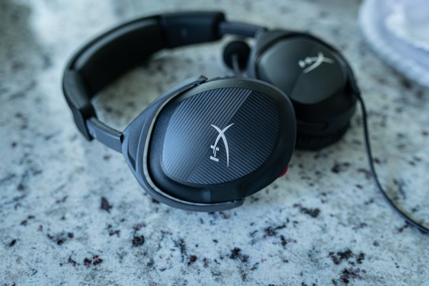 HyperX Cloud Stinger 2 headset sitting on a countertop.