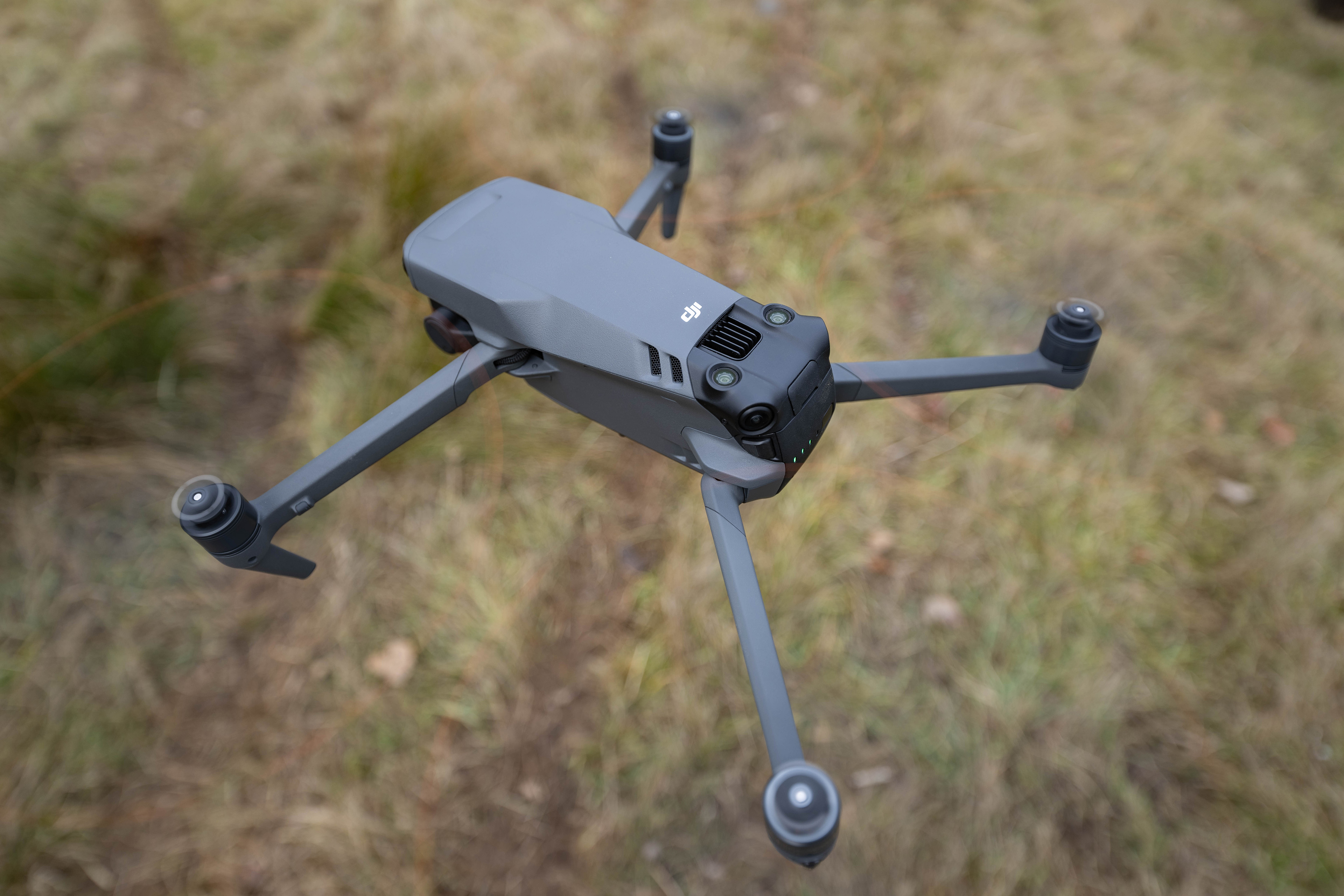 The DJI Mavic 3 Classic top view in flight