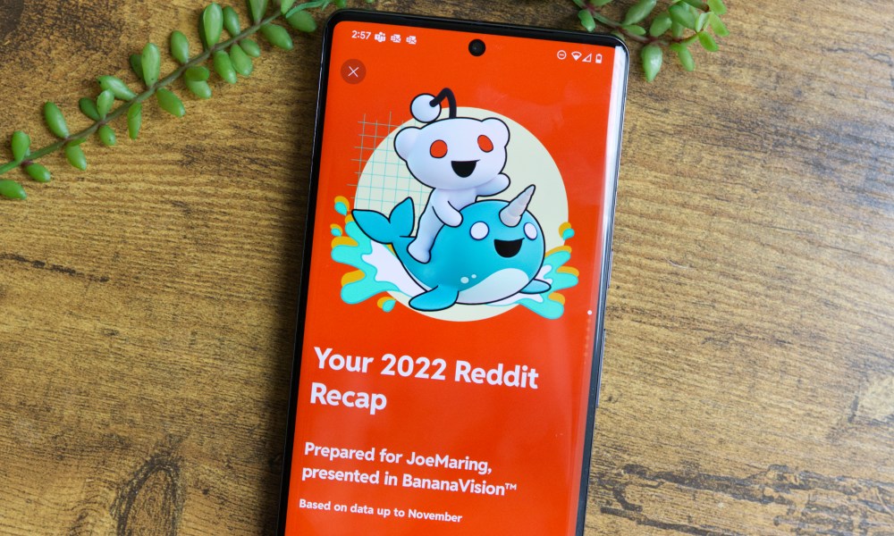 Reddit Recap on an Android phone.