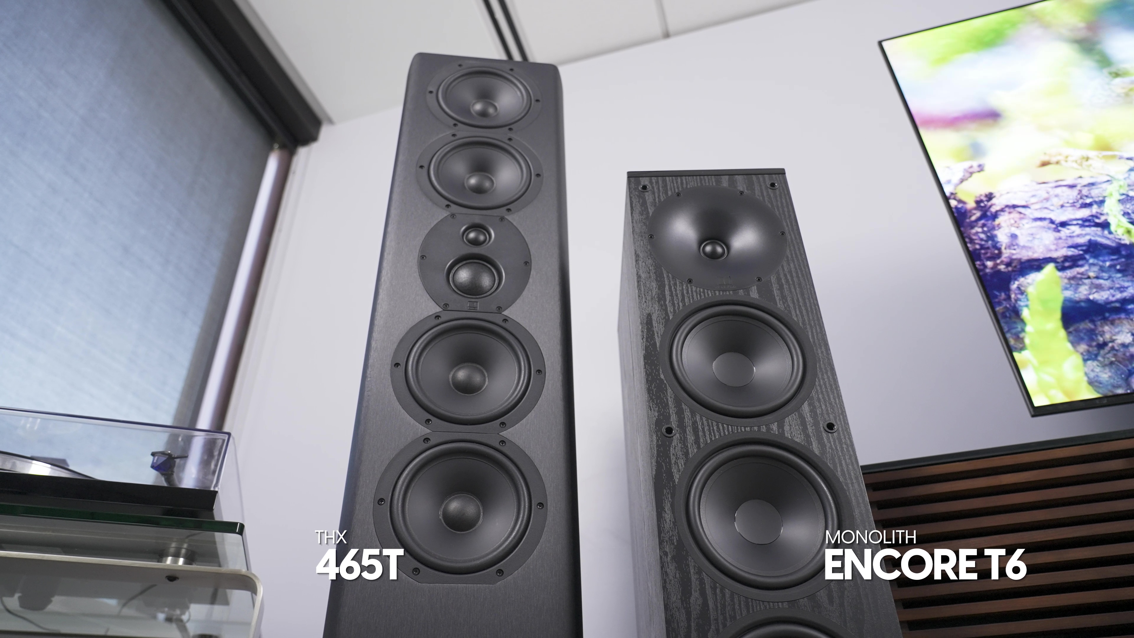 Monoprice Monolith Encore T6 Tower THX-465T tower speakers