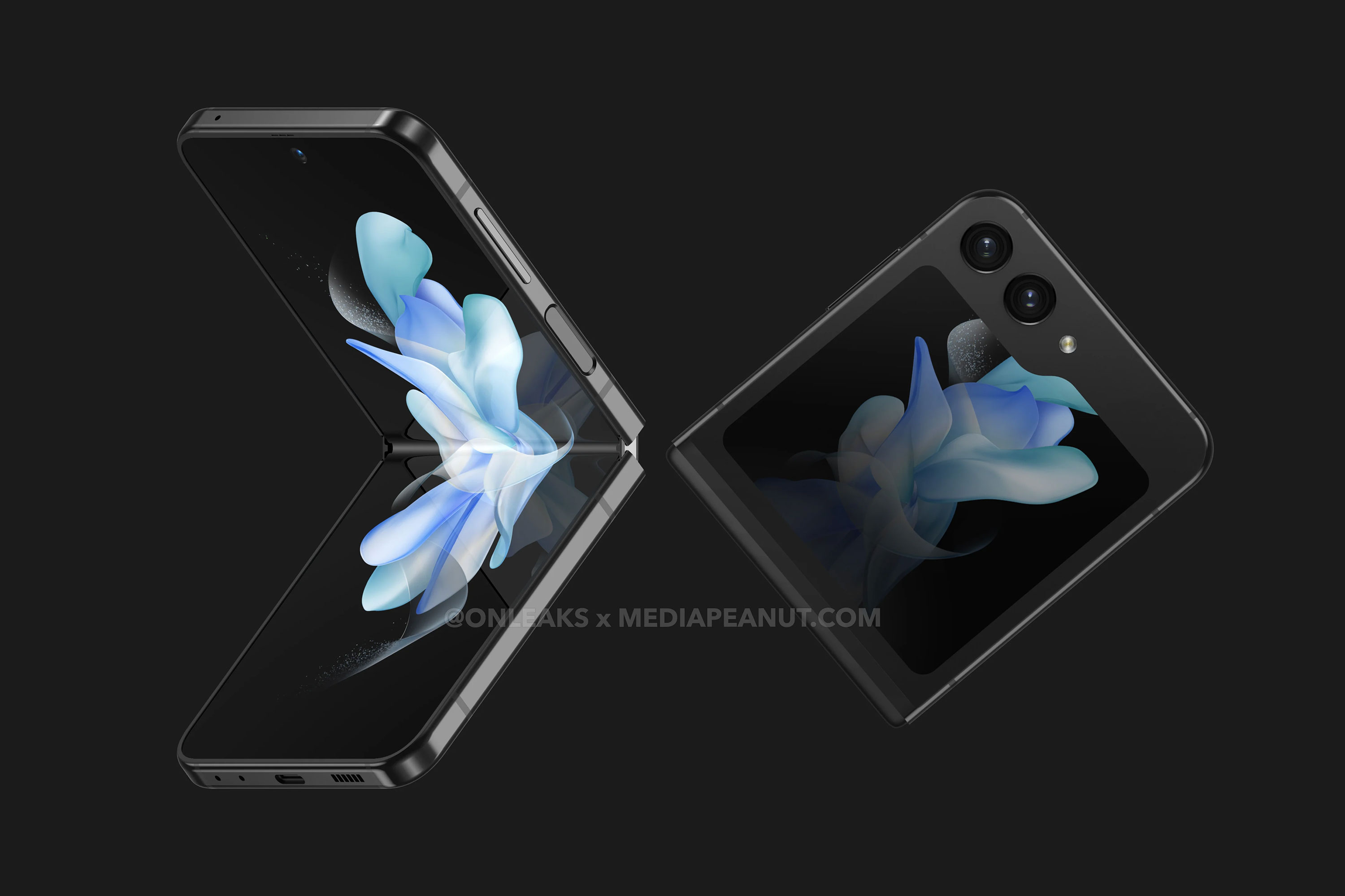 Leaked render of the Samsung Galaxy Z Flip 5.