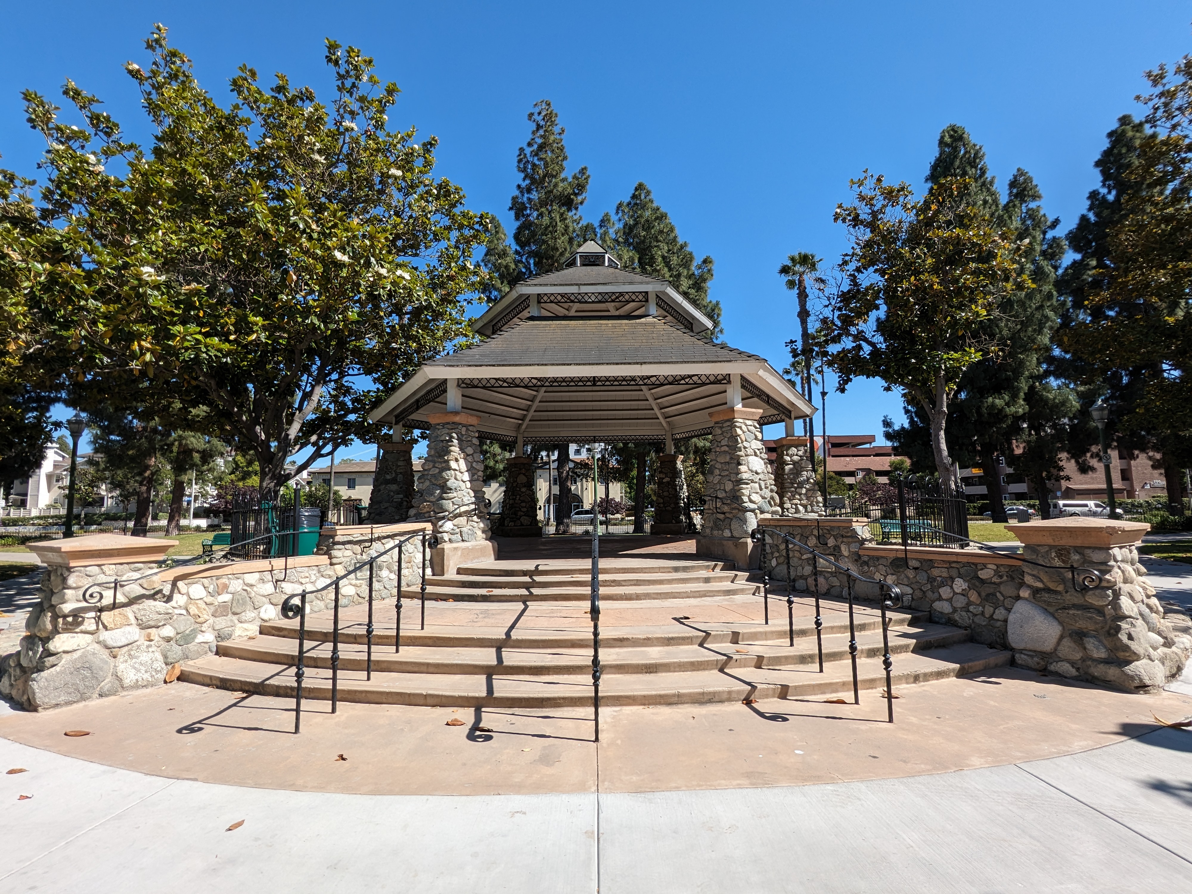 Gazebo at park taken with Google Pixel Fold ultrawide camera.