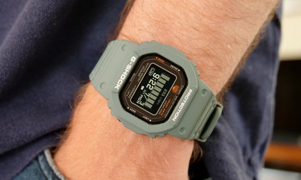 A person wearing the Casio G-Shock DW-H5600.