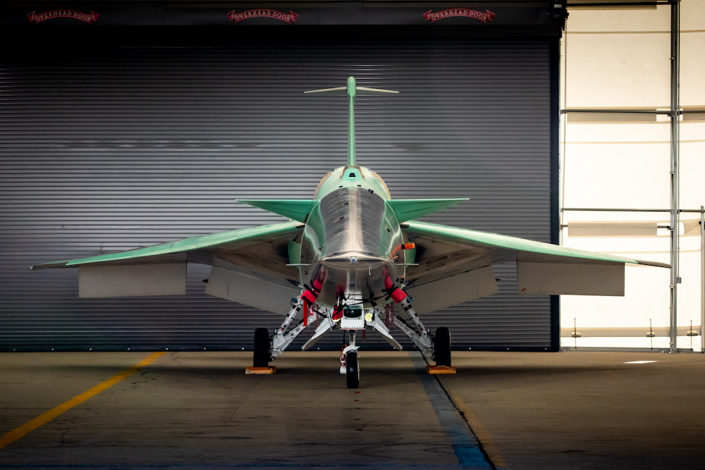 NASA's X-59 supersonic aircraft.