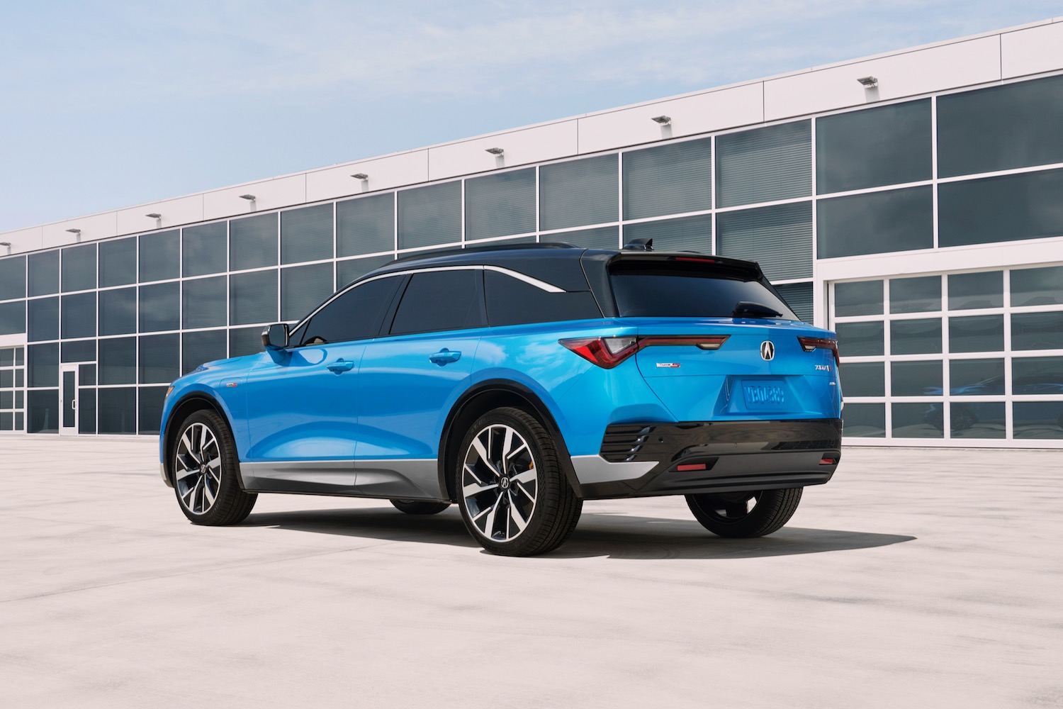 The 2024 Acura ZDX Type S in blue.