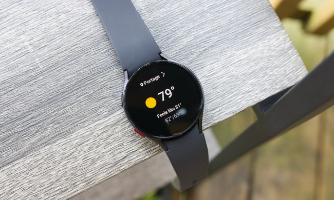 Weather widget on the Samsung Galaxy Watch 6.