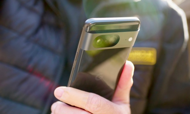 A person holding the Google Pixel 8.