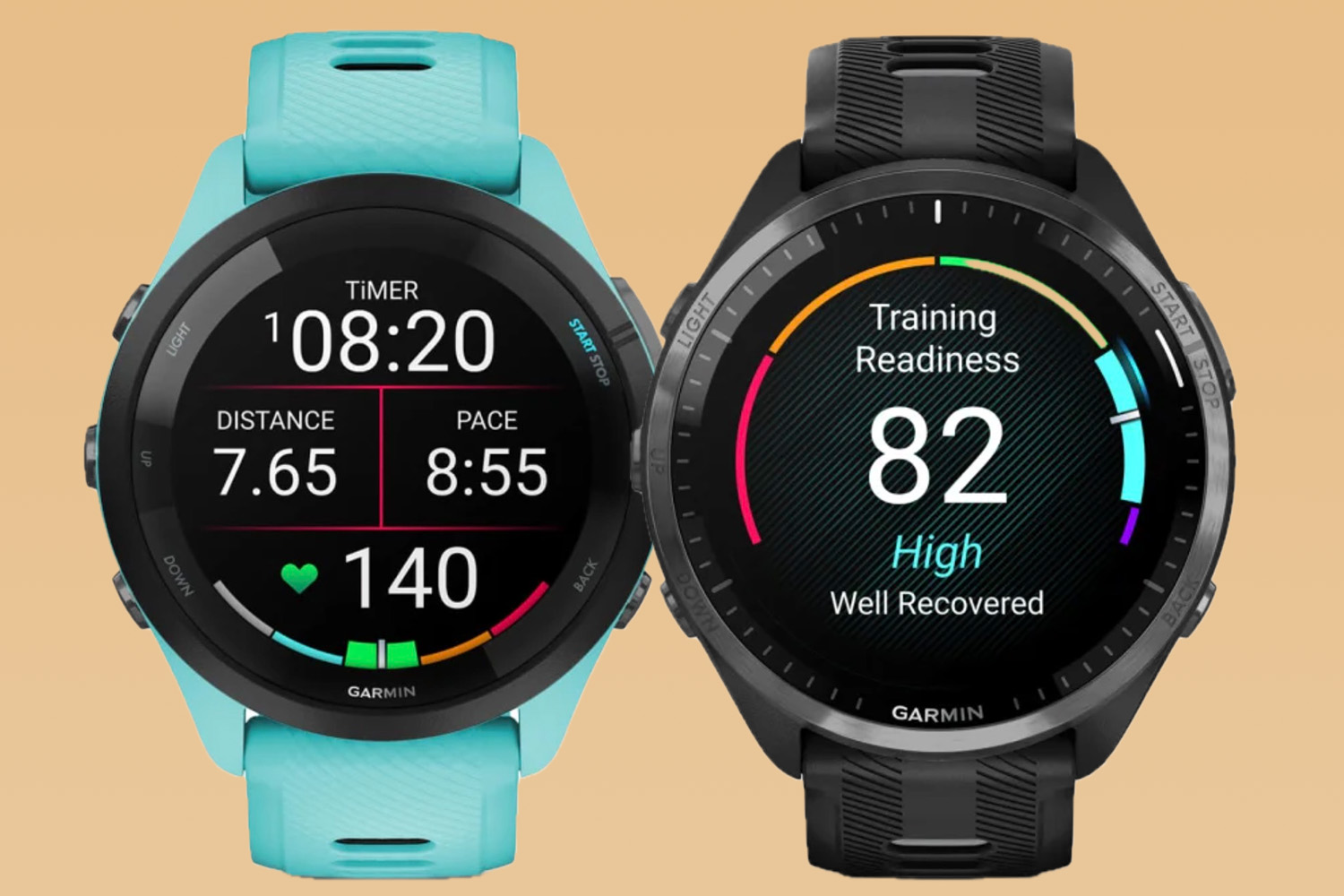 Garmin Forerunner 265 vs. Garmin Forerunner 965.