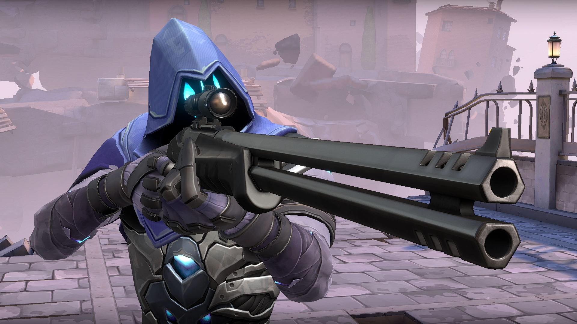 A Valorant agent holds the new sniper rifle weapon Outlaw.