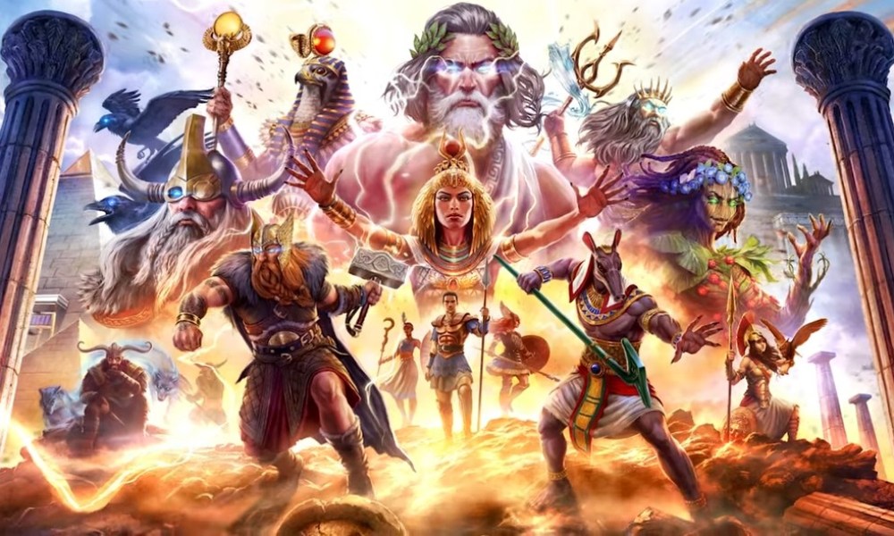 Key art for Age of Mythology: Retold.