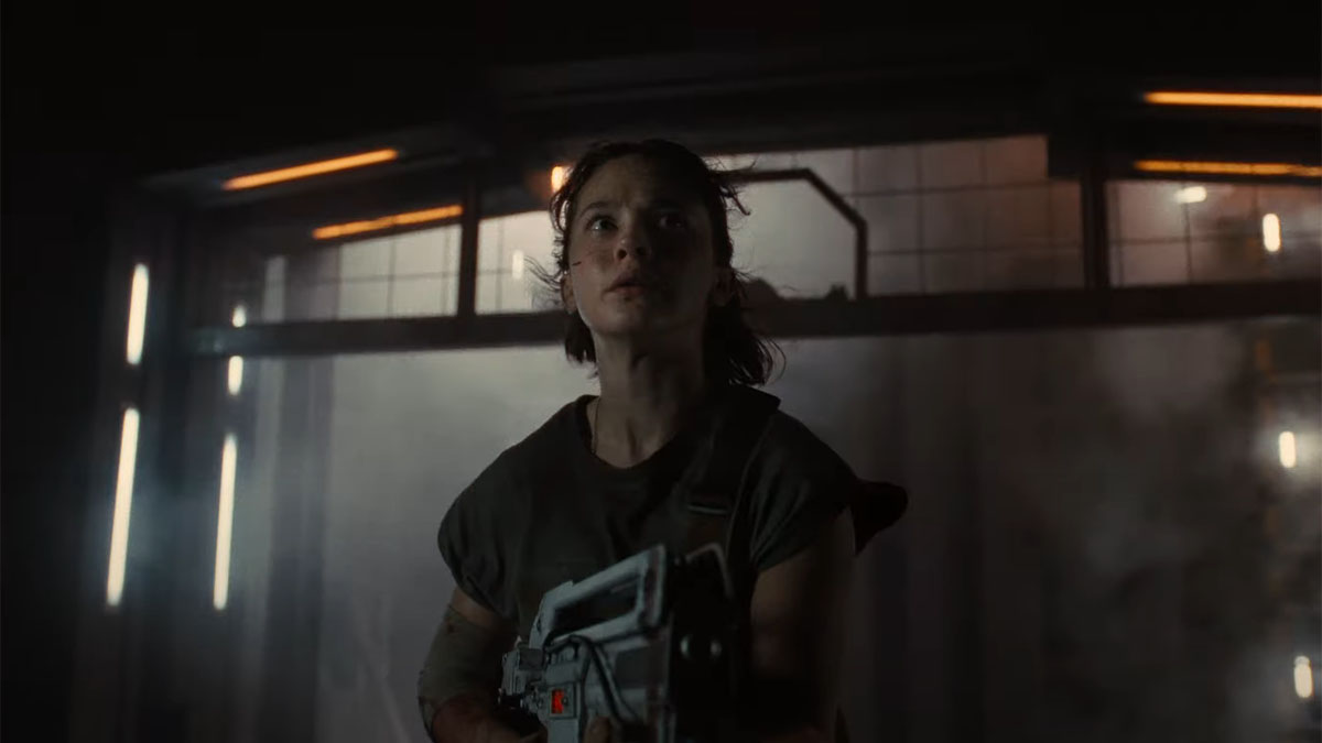 Cailee Spaeny in Alien: Romulus.