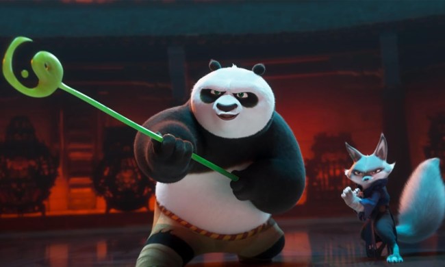 Po and Zhen in Kung Fu Panda 4.