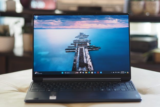 Lenovo Yoga 9i Gen 9 front view showing display and keyboard.