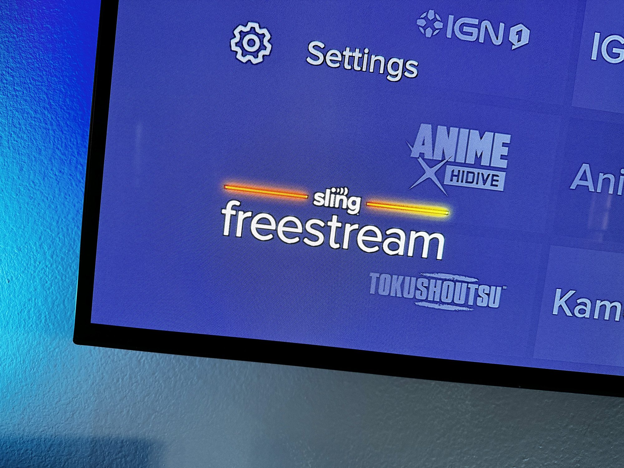 Sling TV Freestream logo.