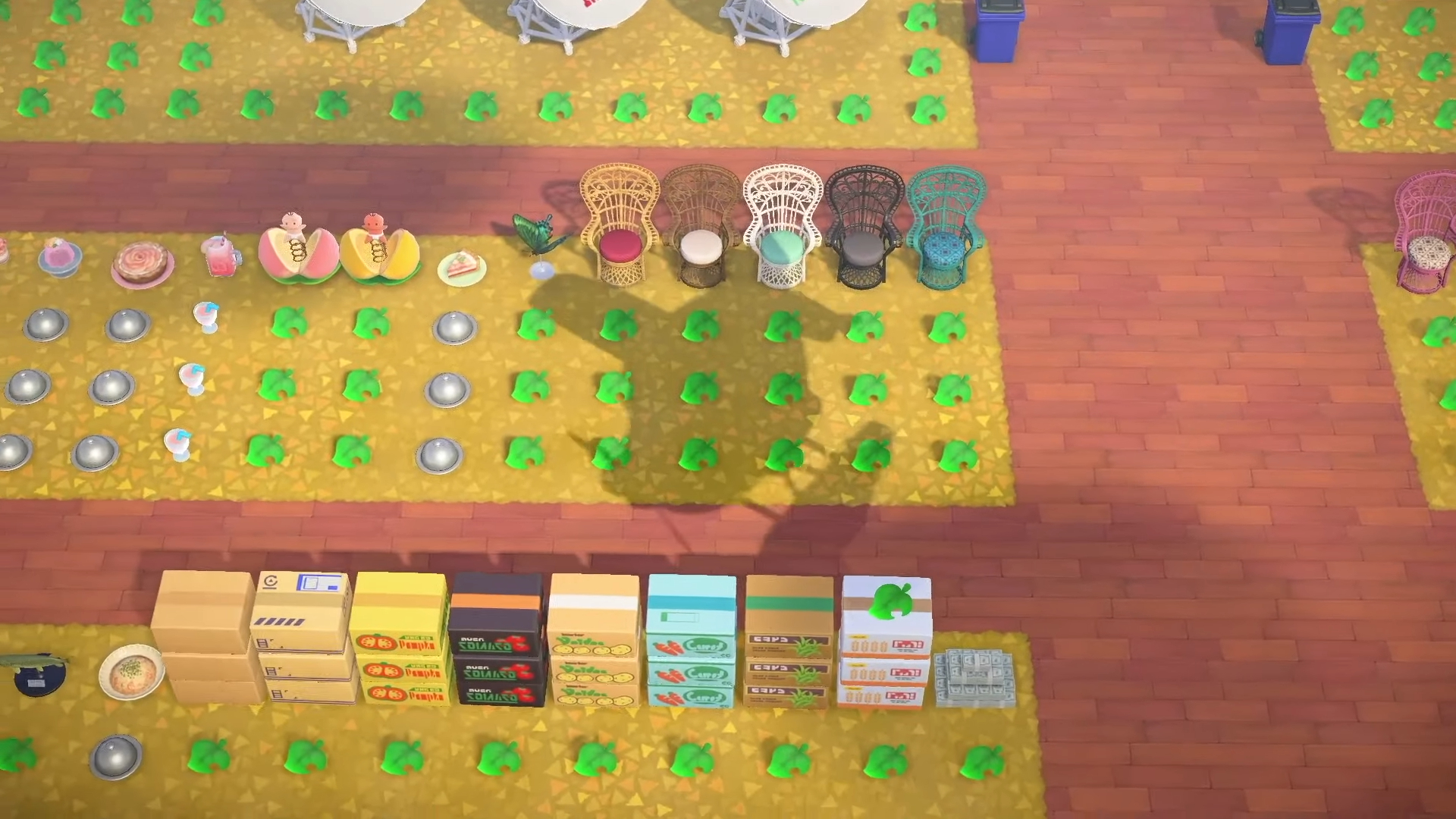 A treasure island in Animal Crossing.