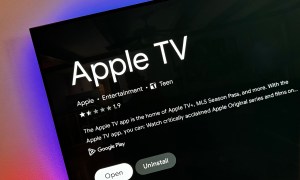 The Apple TV app listing in Google Play.