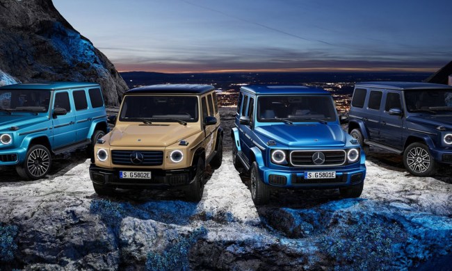 Range of Mercedes-Benz G580 vehicles