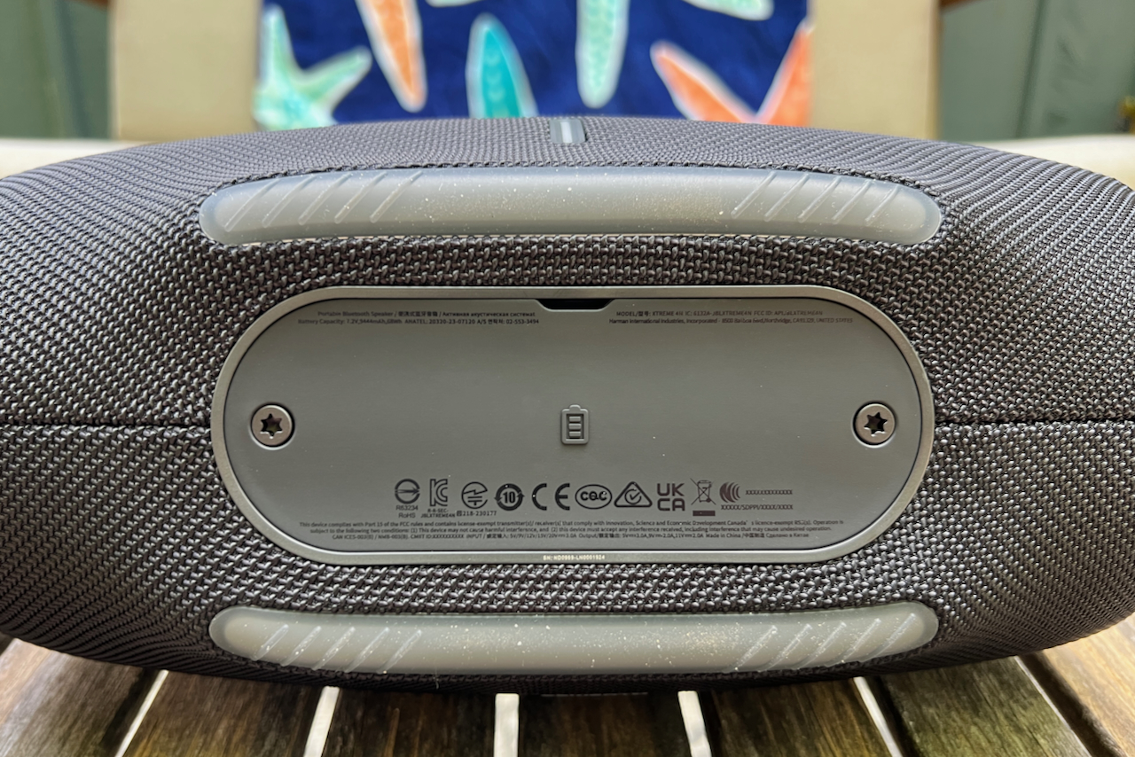 The JBL Xtreme 4 Bluetooth speaker. [Embargoed image 06/03]