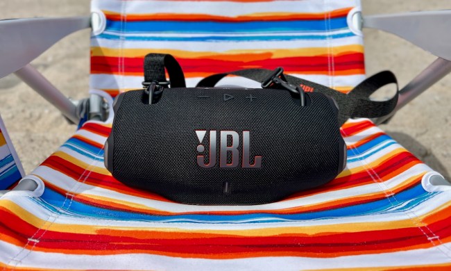 The JBL Xtreme 4 Bluetooth speaker. [Embargoed image 06/03]