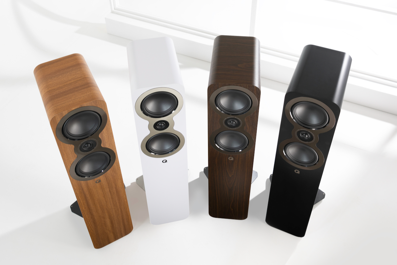 The new Q Acoustics 3000c speaker lineup.